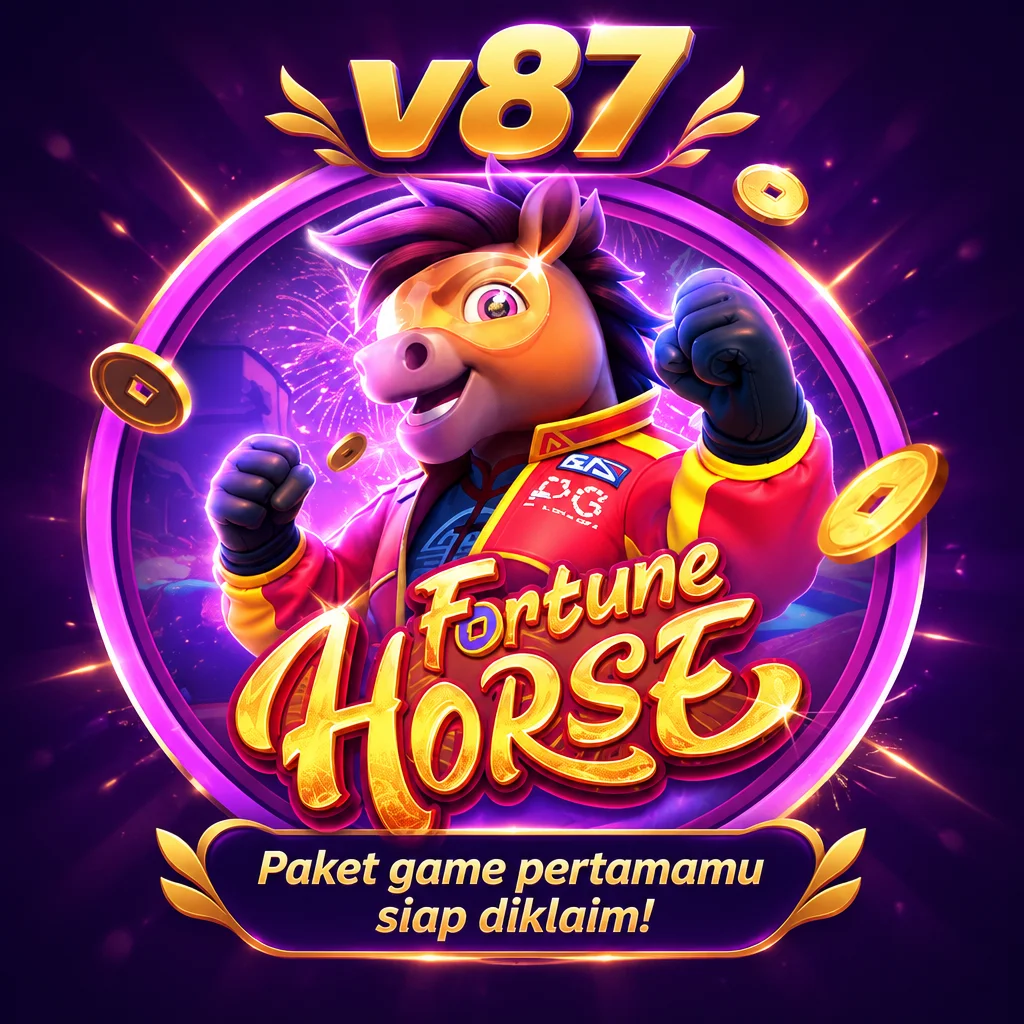 v87 · Fortune Horse · Tampilan permainan