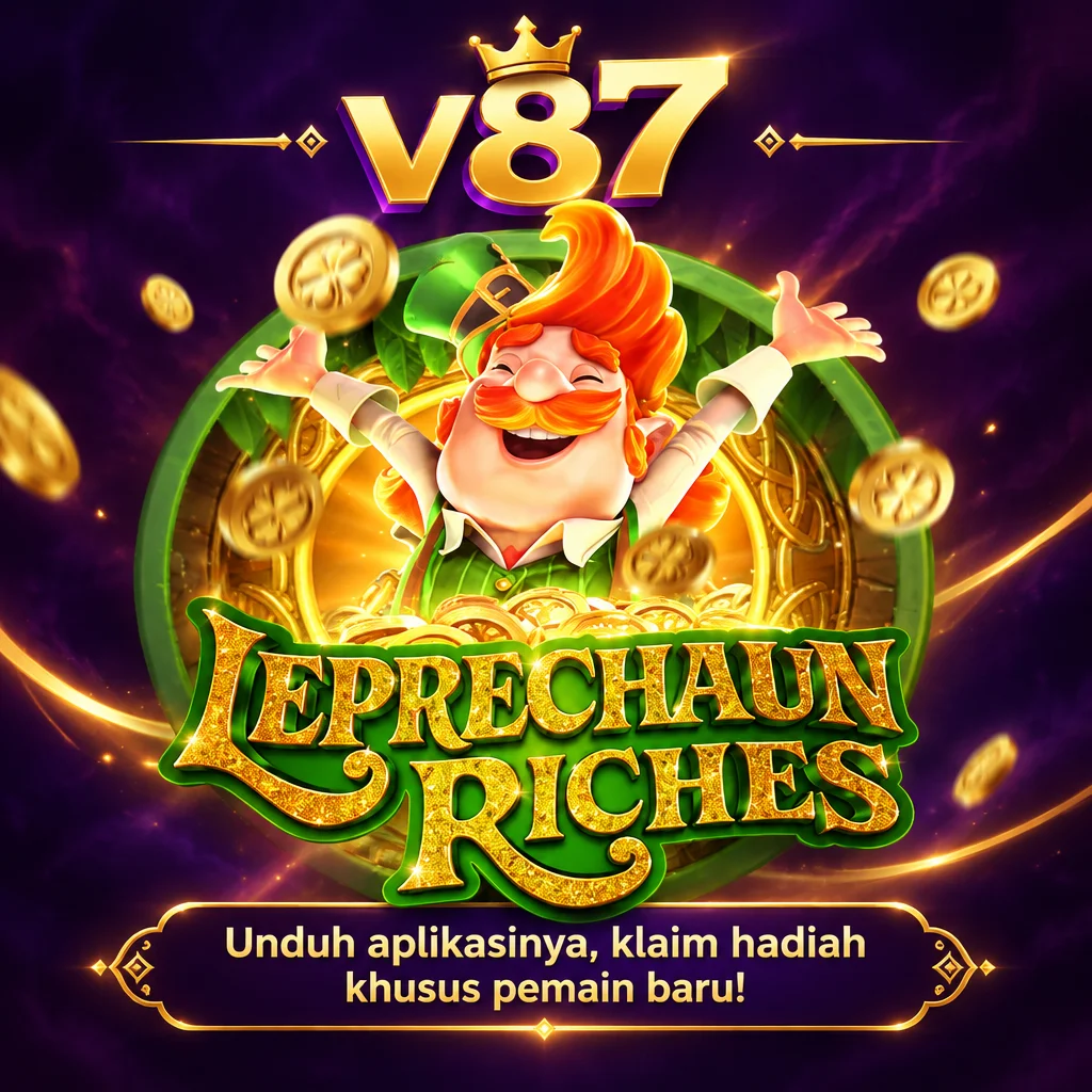 v87 · Leprechaun Riches · Tampilan permainan